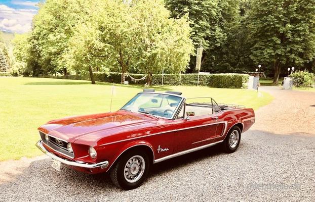 Hochzeitsauto mieten & vermieten - Mustang Cabrio Bj. 68, Hochzeitsauto, Chauffeur/-in, Oldtimer in Freiburg im Breisgau