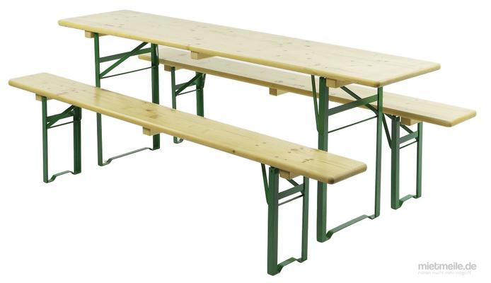 Bierzeltgarnitur mieten & vermieten - Bierzeltgarnitur Festzeltgarnitur Bierbank MIETEN in Erfurt