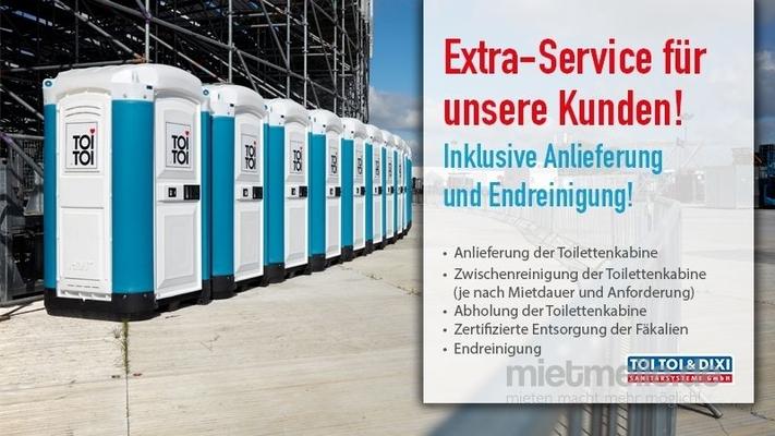 Toilettenkabine mieten & vermieten - Miettoilette, mobile Toilette, Veranstaltung WC, Event Toilette, Toilettenkabine, Toilettenwagen, DIXI-Klo, das Original, Hygiene, zertifizierte Entsorgung, Endreinigung in Heiligenhaus