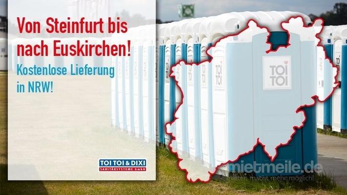 Toilettenkabine mieten & vermieten - Miettoilette, mobile Toilette, Veranstaltung WC, Event Toilette, Toilettenkabine, Toilettenwagen, DIXI-Klo, das Original, Hygiene, zertifizierte Entsorgung, Endreinigung in Heiligenhaus
