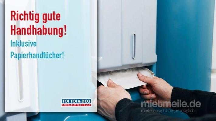 Toilettenkabine mieten & vermieten - Miettoilette, mobile Toilette, Baustellen WC, Toilettenkabine, Toilettenwagen, DIXI-Klo, das Original, Hygiene, zertifizierte Entsorgung, Endreinigung, Baustellentoilette in Heiligenhaus
