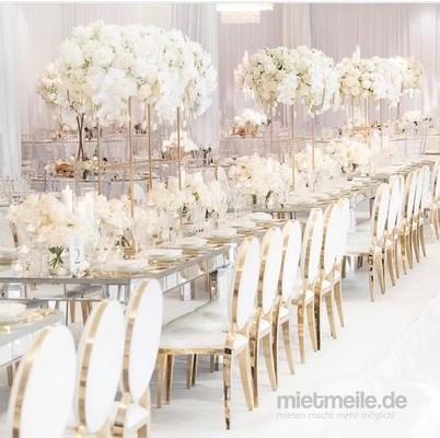 Hochzeitsdekoration mieten & vermieten - Chiavari Tiffany Stühle in Stuttgart