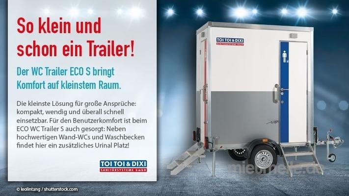 Toilettenwagen mieten & vermieten - Toilettenwagen, WC-Trailer, Miettoilette, mobile Toilette, Hygiene in Mülheim an der Ruhr
