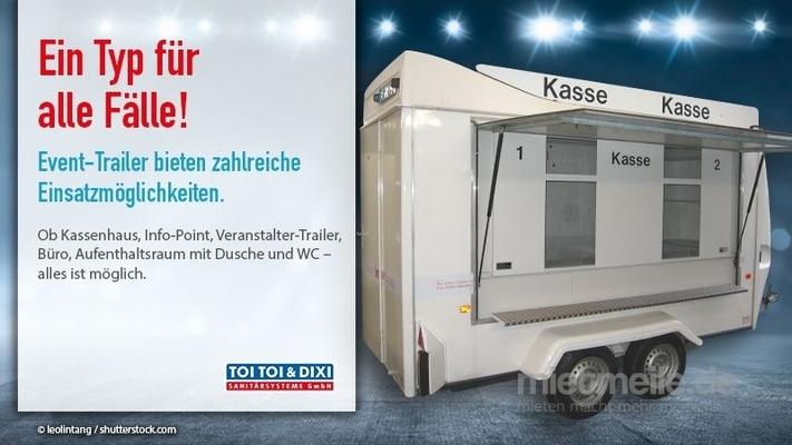 weitere Eventmodule mieten & vermieten - Eventtrailer, WC-Trailer, Miettoilette, mobile Toilette, Hygiene in Mülheim an der Ruhr