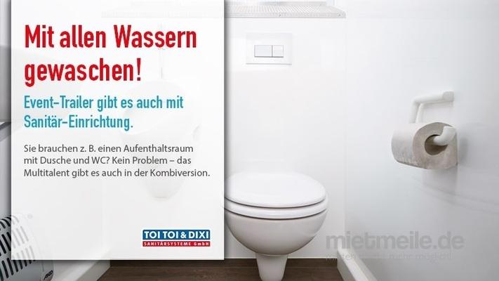 weitere Eventmodule mieten & vermieten - Eventtrailer, WC-Trailer, Miettoilette, mobile Toilette, Hygiene in Mülheim an der Ruhr