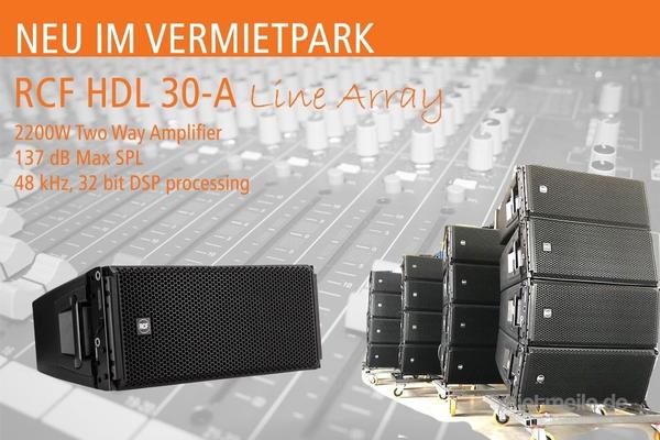 Tontechnik mieten & vermieten - RCF HDL30-A Line Array mieten in Neuenkirchen