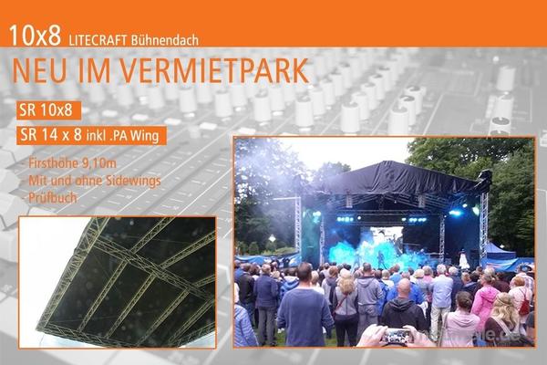 Bühne mieten & vermieten - Bühnendach / Bühne / Satteldach mieten für Ihre Veranstaltung in Neuenkirchen