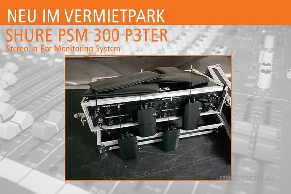 Tontechnik mieten & vermieten - In Ear - SHURE PSM 300 P3TER mieten in Neuenkirchen