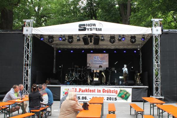 Bühne mieten & vermieten - Bühne Open-Air Bühne Veranstaltungsbühne Bühnendach mobile Eventbühne Ground-Support Bühne 8x6m in Gröningen