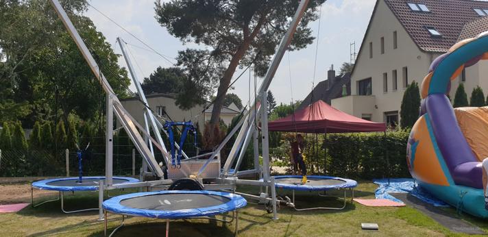 Bungee mieten & vermieten - 4er Bungeetrampolin zu vermieten in Naumburg