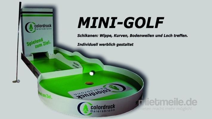 Minigolf mieten & vermieten - Mini-Golf als liegende Werbebahn. in Wunstorf
