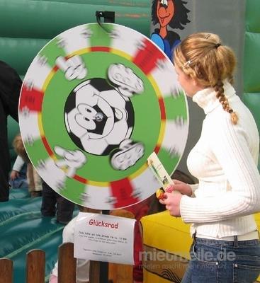Glücksrad mieten & vermieten - INKL.VERSAND Glücksrad, Modell "Fußball" inkl.Versand,Rückholung und 19% MwSt. in Münnerstadt