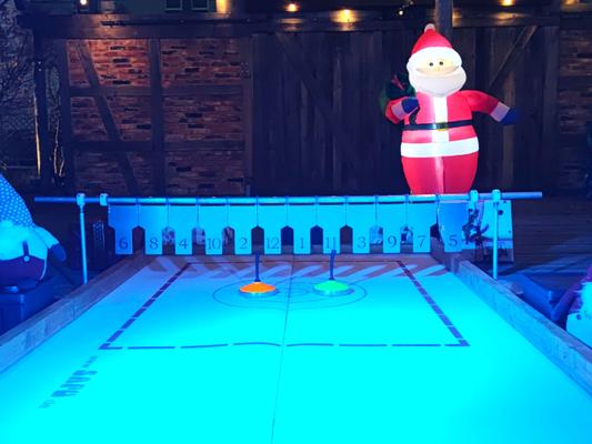 Curlingbahn mieten & vermieten - Eisstockschießen  -  XXL-Fun-Curling 8x2m  -  Eistockbahn 12x2m ***Teambuilding – Wettbewerb – Teamevent*** in Dresden