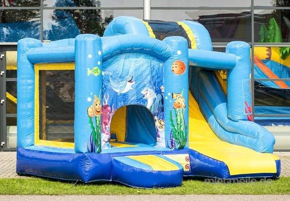 Hüpfburg mieten & vermieten - Hüpfburg Multiplay Jungle Safari reisen Rutsche Geburtstag/Party/Feier/Event in Celle