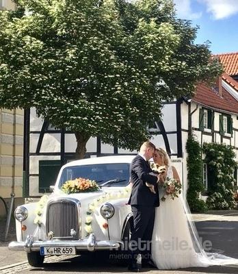 Hochzeitsauto mieten & vermieten - LondonTaxi/Wedding Kutsche in weiss zur Hochzeit-Fotoshooting-Hochzeitsauto-London Taxi in Köln