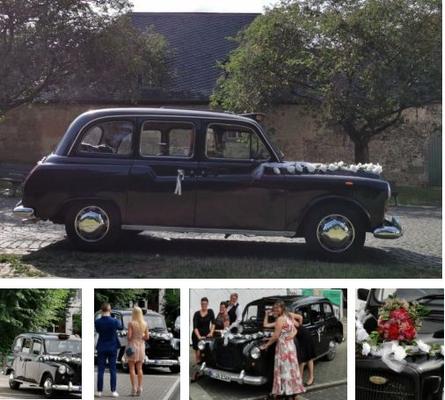 Hochzeitsauto mieten & vermieten - LondonTaxi/Wedding Kutsche in weiss zur Hochzeit-Fotoshooting-Hochzeitsauto-London Taxi in Köln