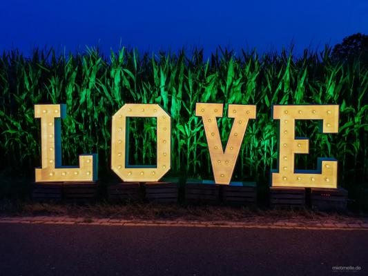 Leuchten & Lampen mieten & vermieten - XXL Buchstaben "LOVE" 120 cm in Hüllhorst