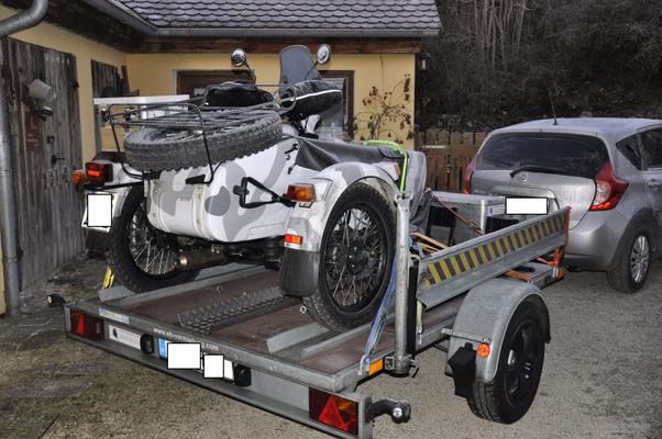Motorradanhänger mieten & vermieten - Transport Anhänger Verleih ab 25€ pro Tag in Wolfsegg