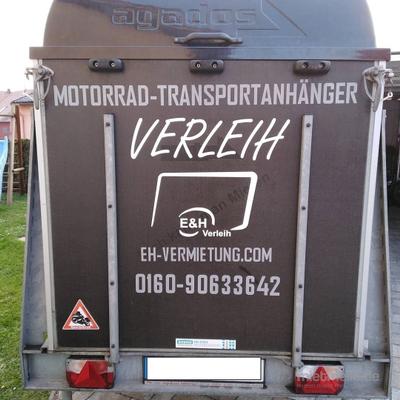 Motorradanhänger mieten & vermieten - Transport Anhänger Verleih ab 25€ pro Tag in Wolfsegg