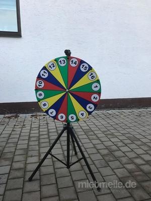 Glücksrad mieten & vermieten - Profi-Glücksrad 80 cm in Oberasbach