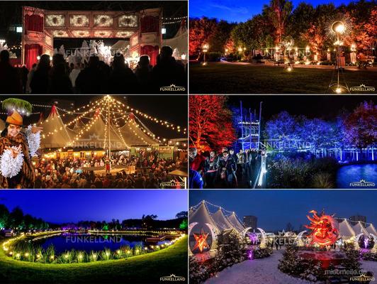 Saisonale Dekoration mieten & vermieten - FUNKELLAND - Illuminationslandschaften & Kunstinszenierungen in Lichtenstein/Sachsen