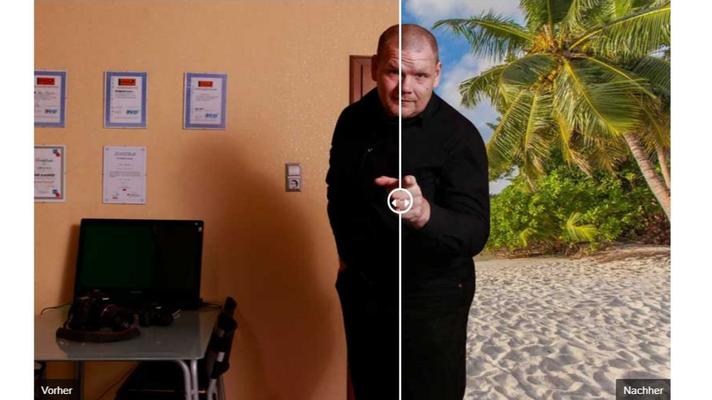 Fotobox mieten & vermieten - Greenscreen ohne Grünen Hintergurnd in Hüllhorst