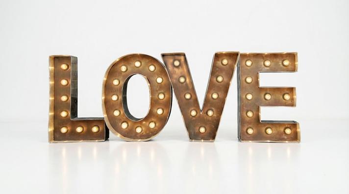 Leuchten & Lampen mieten & vermieten - Vintage Leuchtbuchstaben & Zahlen mieten – 70 cm & XXL (150 cm) – Das Highlight in Wuppertal