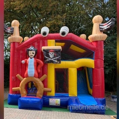 Hüpfburg mieten & vermieten - Piratenhüpfburg mit Rutsche in Essen