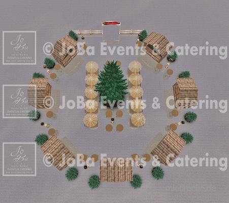 Catering mieten & vermieten - Mobiler Firmen Weihnachtsmarkt mieten in Neuenkirchen-Vörden