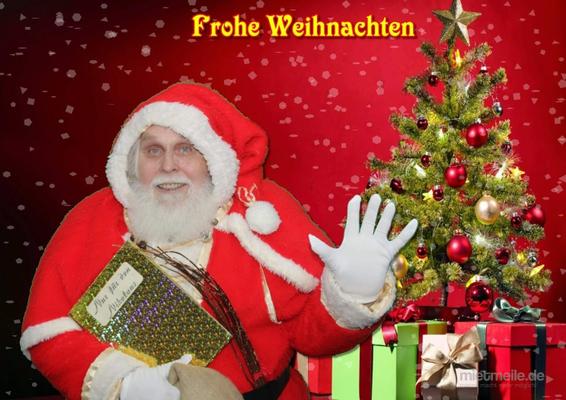 Weihnachtsmann mieten & vermieten - Weihnachtmann mit dekorierten LKW für Bescherung in Kaltenkirchen