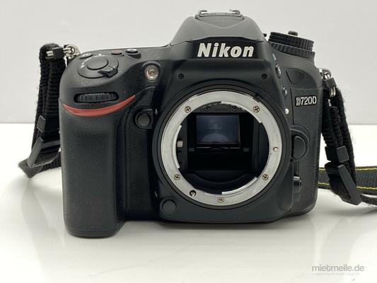 Fotokamera mieten & vermieten - Nikon D7200 Kamera mit Sigma 18-200mm 3.5-5.6 Objektiv in Malgersdorf