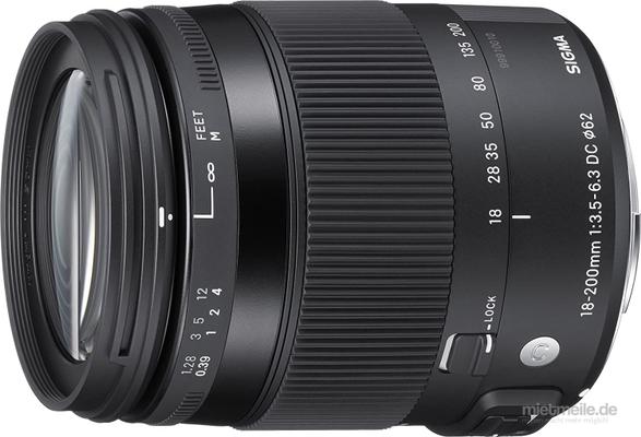 Fotokamera mieten & vermieten - Nikon D7200 Kamera mit Sigma 18-200mm 3.5-5.6 Objektiv in Malgersdorf