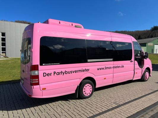 Bus mieten & vermieten - Partybus Pink in Hilchenbach