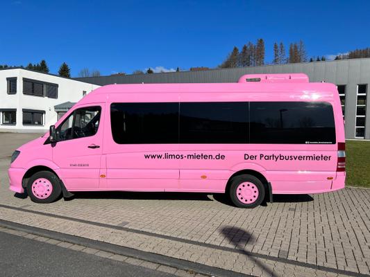 Bus mieten & vermieten - Partybus Pink in Hilchenbach