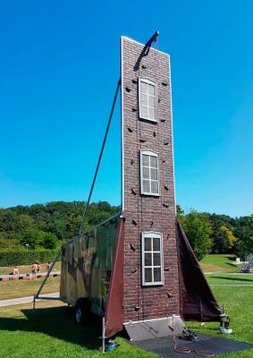 Kletterwand mieten & vermieten - Fassaden Klettern – Co2 neutral - green event modul in Bramsche