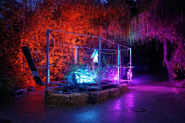 Klettergeräte mieten & vermieten - Klettern im Geisterwald– Co2 neutral - mobiler Kinderhochseilgarten in Bramsche