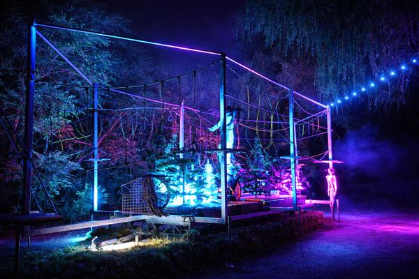 Klettergeräte mieten & vermieten - Klettern im Geisterwald– Co2 neutral - mobiler Kinderhochseilgarten in Bramsche
