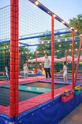 Trampoline mieten & vermieten - Sechser Trampolin mieten – Jump and Fun in Bramsche