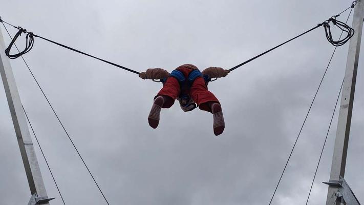 Bungee mieten & vermieten - 4er Bungeetrampolin inkl. Betreuungspersonal in Nackenheim