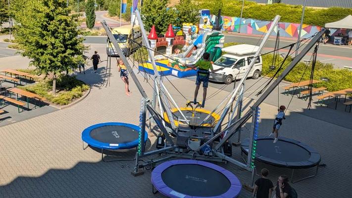 Bungee mieten & vermieten - 4er Bungeetrampolin inkl. Betreuungspersonal in Nackenheim