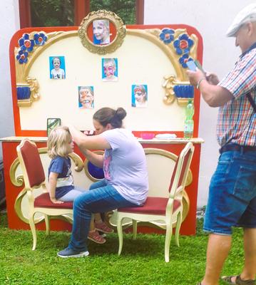 Kinderschminken mieten & vermieten - Popcorn Zuckerwatte Kinderschminken Kaspertheater Drehorgel LeierkastenDosenwerfen in München