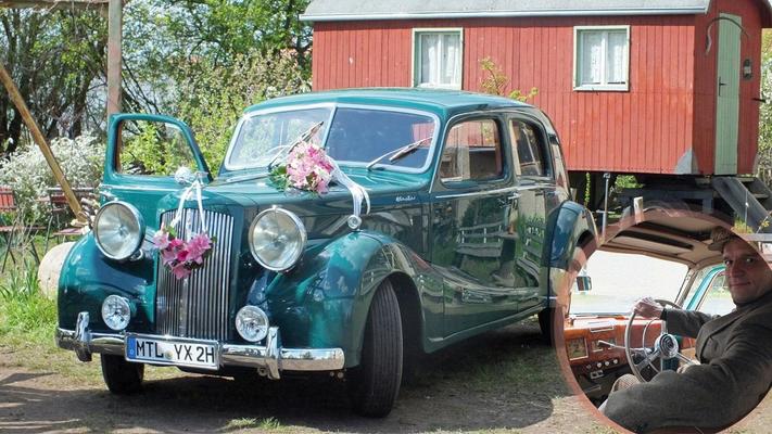 Oldtimer mieten & vermieten - Austin Sheerline A125 Bj. 1952 mit Chauffeur in Naunhof