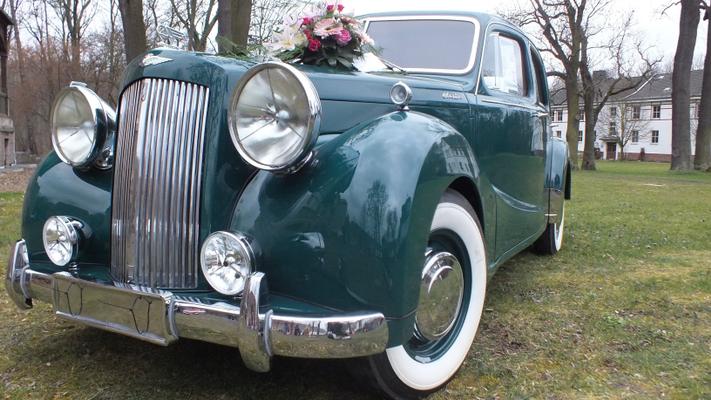 Oldtimer mieten & vermieten - Austin Sheerline A125 Bj. 1952 mit Chauffeur in Naunhof
