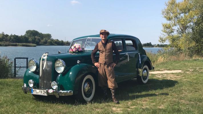 Oldtimer mieten & vermieten - Austin Sheerline A125 Bj. 1952 mit Chauffeur in Naunhof