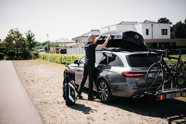 Dachbox mieten & vermieten - wyde pack explore - 3-in-1 Dachbox mit vormontiertem Trägersystem – 480 - 600 L in Dresden