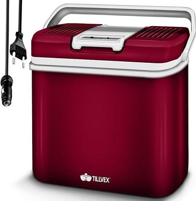 Campingzubehör mieten & vermieten - Kühlbox elektrisch 24 L Mini Kühlschrank 230 V + 12 V für Auto Camping Kühlt + Wärmt Eco Modus in Elsdorf (Rheinland)
