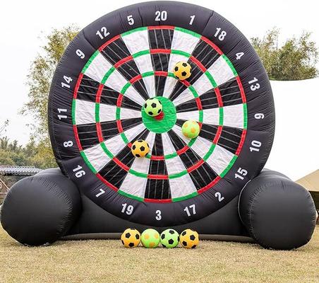 Fußball-Dart mieten & vermieten - Aufblasbares Fußball-Dartboard Torwand Fußballdart Außenbereich 3 m hoch Kick-Dartboard 8 Fußbälle in Elsdorf (Rheinland)