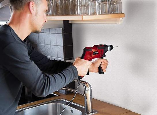 Bohrmaschine mieten & vermieten - Bohrhammer-Set Bohrmaschine E Kit + 64 1010 Watt Drehzahlelektronik 13 mm Schnellspannbohrfutter in Elsdorf (Rheinland)