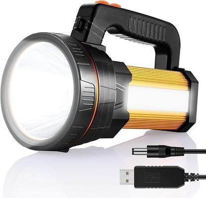 Campingzubehör mieten & vermieten - Handlampe Handscheinwerfer LED Taschenlampe wiederaufladbar LED super hell Strahler Camping Laterne in Elsdorf (Rheinland)