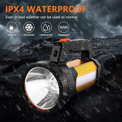 Campingzubehör mieten & vermieten - Handlampe Handscheinwerfer LED Taschenlampe wiederaufladbar LED super hell Strahler Camping Laterne in Elsdorf (Rheinland)